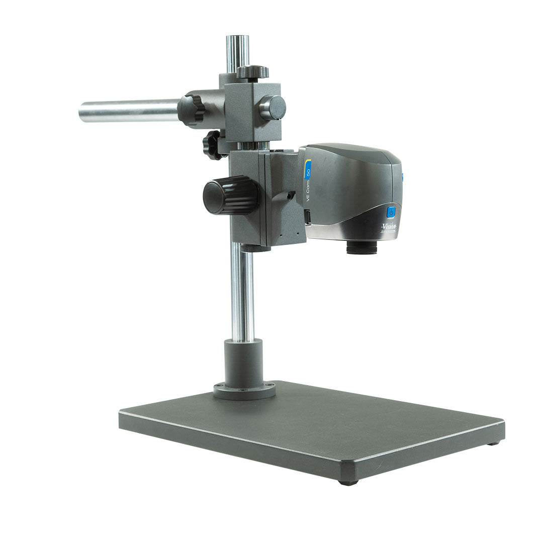 VE Cam 50 Digitalmikroskop, Galgenstativ, 22" Touchscreen-Monitorsystem